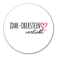 Aufkleber Idar-Oberstein verliebt 10cm Sticker
