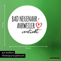 Aufkleber Bad Neuenahr-Ahrweiler verliebt 10cm Sticker