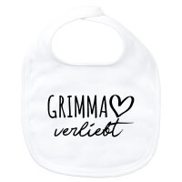 Baby Lätzchen Grimma verliebt