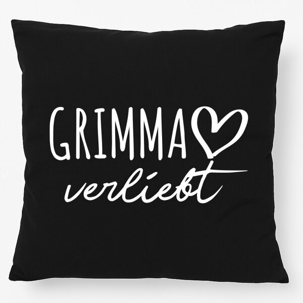 Kissen Grimma verliebt 40x40cm