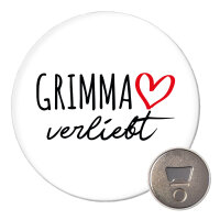 Magnet Grimma verliebt 59mm Kühlschrankmagnet...