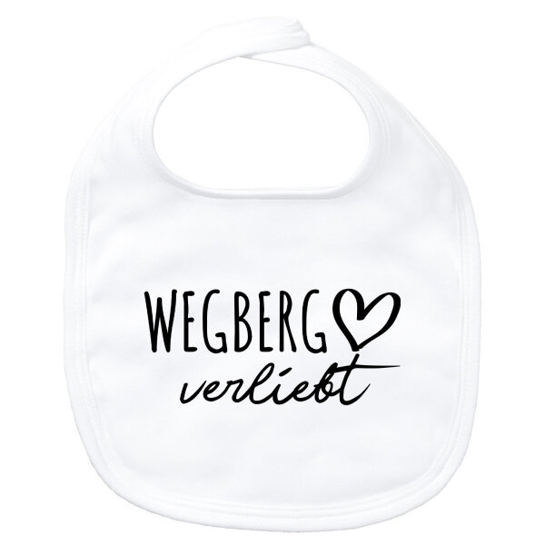 Baby Lätzchen Wegberg verliebt Klettverschluss