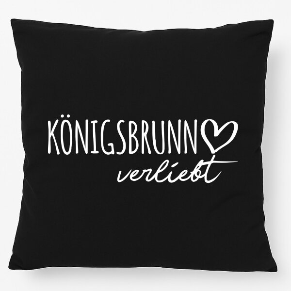 Kissen Königsbrunn verliebt 40x40cm