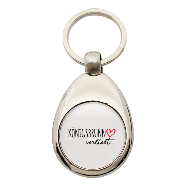 Schlüsselanhänger Königsbrunn verliebt