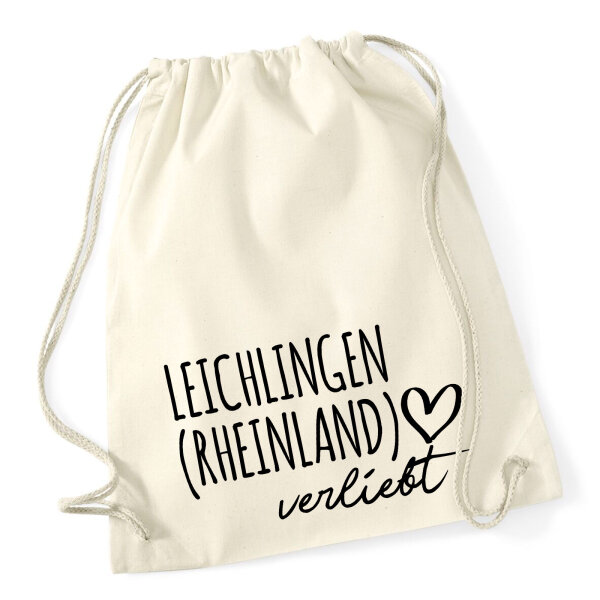 Turnbeutel Leichlingen Rheinland verliebt 12 Liter