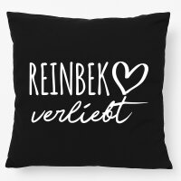 Kissen Reinbek verliebt 40x40cm