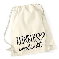 Turnbeutel Reinbek verliebt 12 Liter