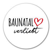 Aufkleber Baunatal verliebt 10cm Sticker
