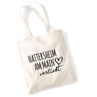Jutebeutel Hattersheim am Main verliebt 10 Liter