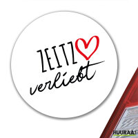 Aufkleber Zeitz verliebt 10cm Sticker