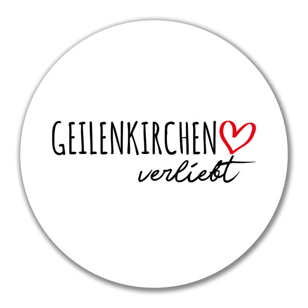 Aufkleber Geilenkirchen verliebt 10cm Sticker