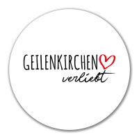 Aufkleber Geilenkirchen verliebt 10cm Sticker