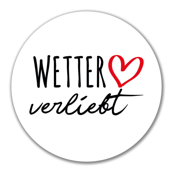 Aufkleber Wetter Ruhr verliebt 10cm Sticker