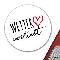 Aufkleber Wetter Ruhr verliebt 10cm Sticker
