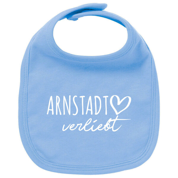 Mädchen und Jungen Lätzchen Arnstadt verliebt Babyblue