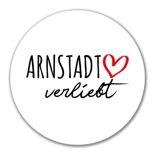 Aufkleber Arnstadt verliebt 10cm Sticker
