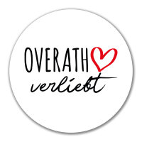Aufkleber Overath verliebt 10cm Sticker