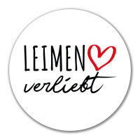 Aufkleber Leimen verliebt 10cm Sticker