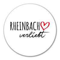 Aufkleber Rheinbach verliebt 10cm Sticker