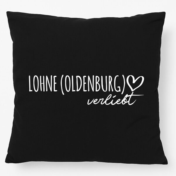 Kissen Lohne Oldenburg verliebt 40x40cm