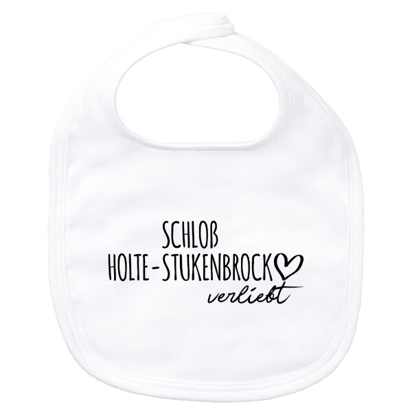 Baby Lätzchen Schloß Holte-Stukenbrock verliebt Klettverschluss