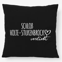 Kissen Schloß Holte-Stukenbrock verliebt 40x40cm