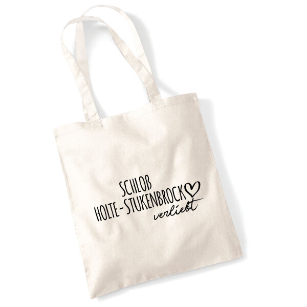 Jutebeutel Schloß Holte-Stukenbrock verliebt 10 Liter
