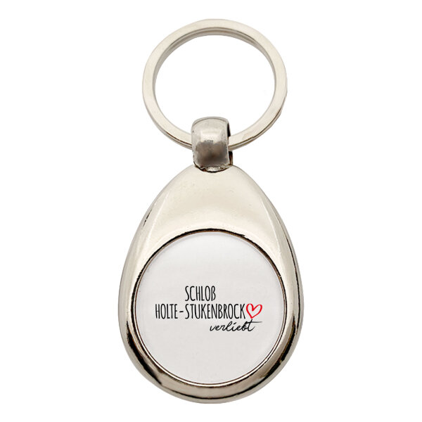 Schlüsselanhänger Schloß Holte-Stukenbrock verliebt