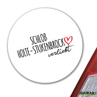 Aufkleber Schloß Holte-Stukenbrock verliebt 10cm...