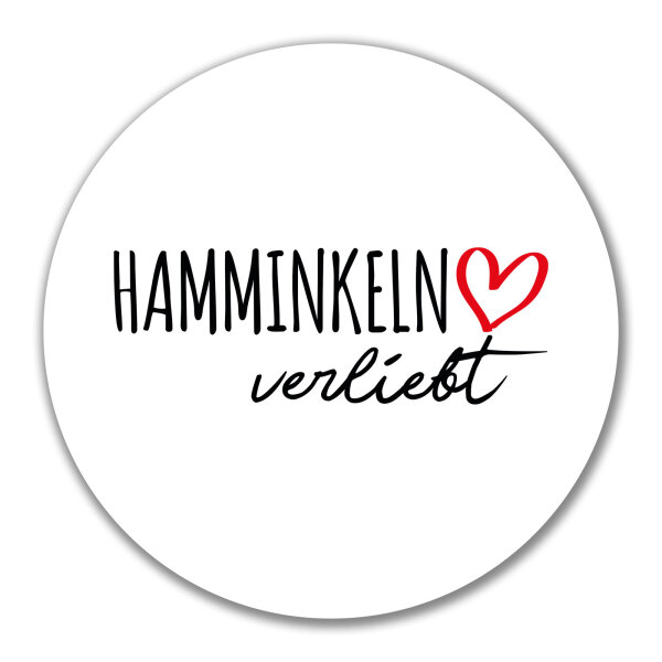 Aufkleber Hamminkeln verliebt 10cm Sticker