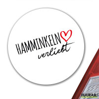Aufkleber Hamminkeln verliebt 10cm Sticker