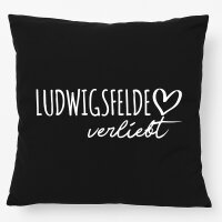 Kissen Ludwigsfelde verliebt 40x40cm