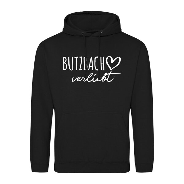Unisex Hoodie Butzbach verliebt Größe S-3XL