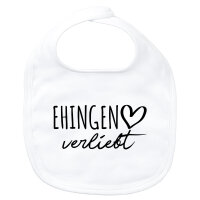 Baby Lätzchen Ehingen verliebt Klettverschluss