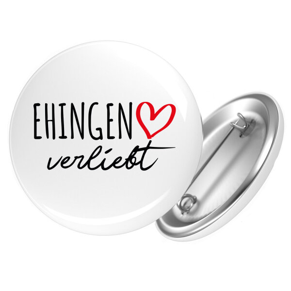 Button Ehingen verliebt Anstecker