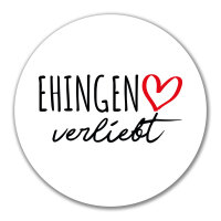 Aufkleber Ehingen verliebt 10cm Sticker