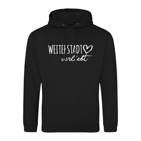 Unisex Hoodie Weiterstadt verliebt Größe S-3XL