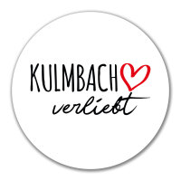 Aufkleber Kulmbach verliebt 10cm Sticker