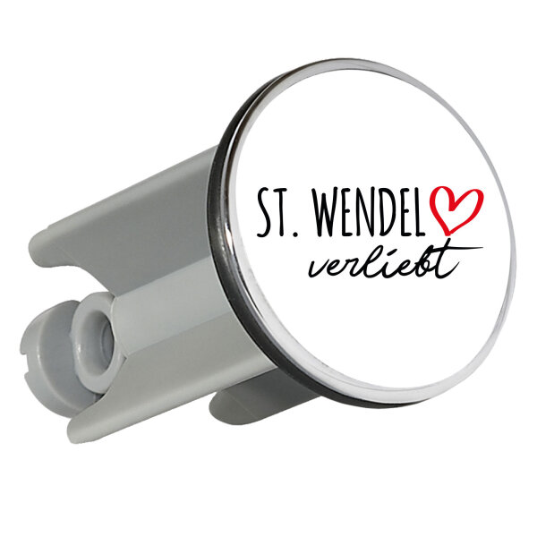 Waschbeckenstöpsel St. Wendel verliebt 4cm Abflussstopfen