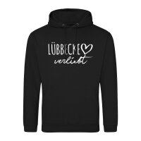 Unisex Hoodie Lübbecke verliebt Größe S-3XL