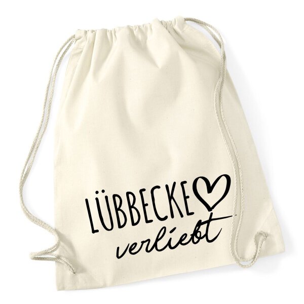 Turnbeutel Lübbecke verliebt 12 Liter