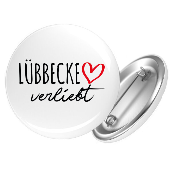 Button Lübbecke verliebt Anstecker