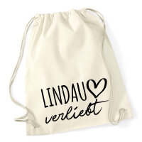 Turnbeutel Lindau Bodensee verliebt 12 Liter