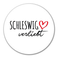 Aufkleber Schleswig verliebt 10cm Sticker