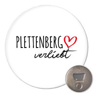 Magnet Plettenberg verliebt 59mm Kühlschrankmagnet...