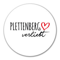 Aufkleber Plettenberg verliebt 10cm Sticker