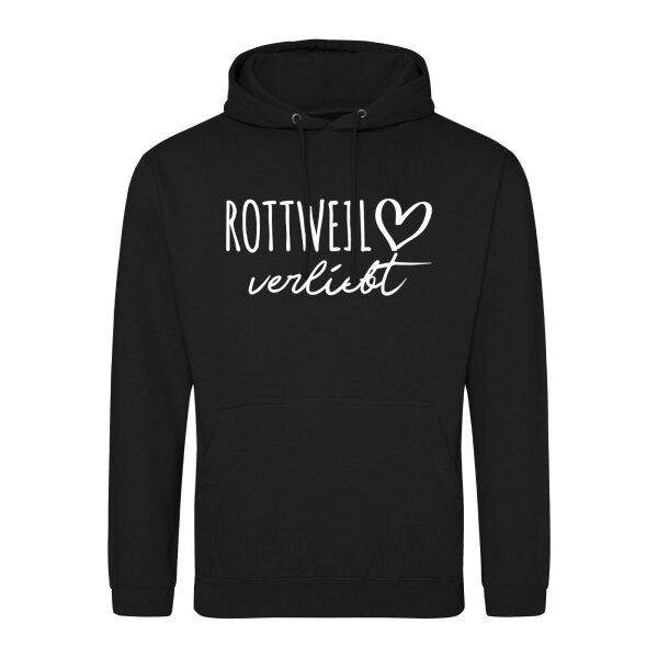 Unisex Hoodie Rottweil verliebt Größe S-3XL