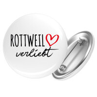 Button Rottweil verliebt Anstecker