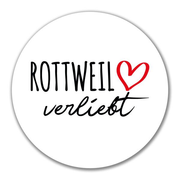 Aufkleber Rottweil verliebt 10cm Sticker