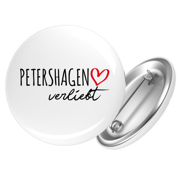 Button Petershagen verliebt Anstecker